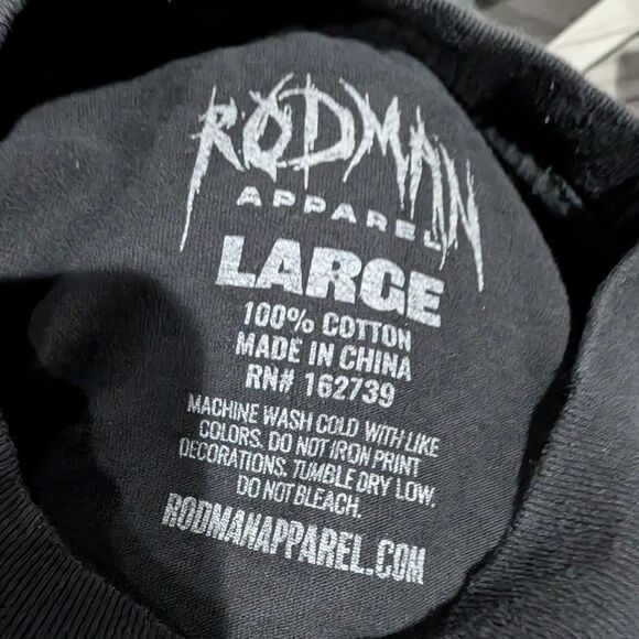 Dennis Rodman Graphic Tee — Men’s Large (Long Fit) - Picture 3 of 3